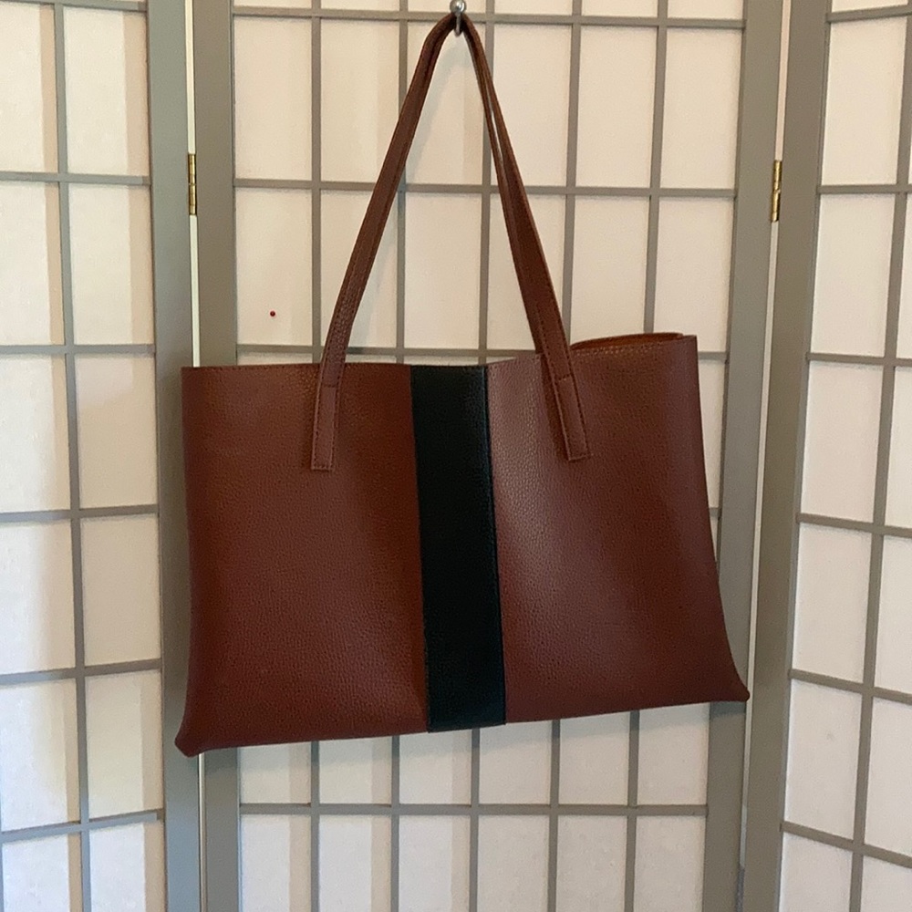 Vince Camuto Luck Tote - red desert